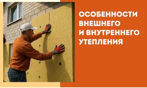 Какие особенности внешнего и внутреннего утепления в Бердске