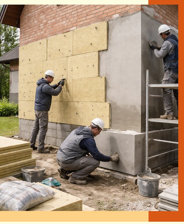 Утепление частного дома в Бердске под ключ от 7809 руб/м2 — недорого | ТепломастерБрд