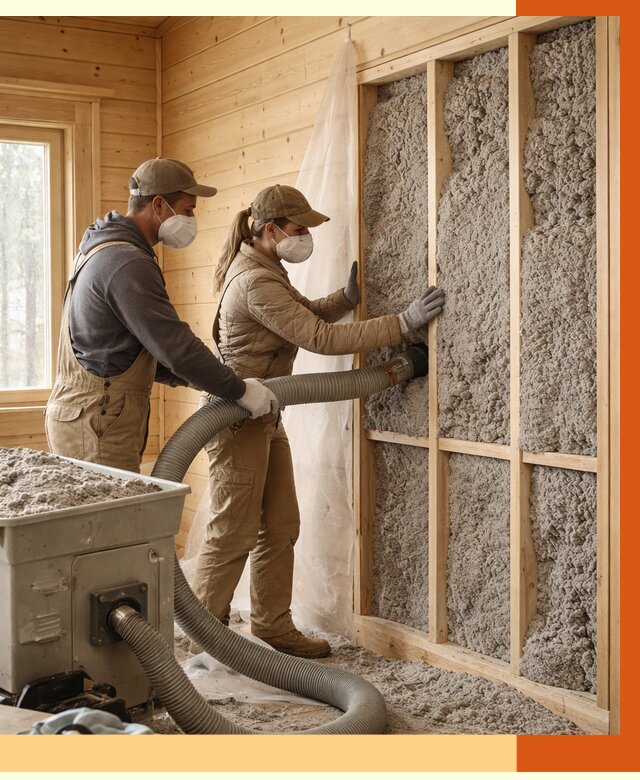 Утепление дачного дома эковатой в Бердске от 1510 руб./м2 — комплексно, ТепломастерБрд