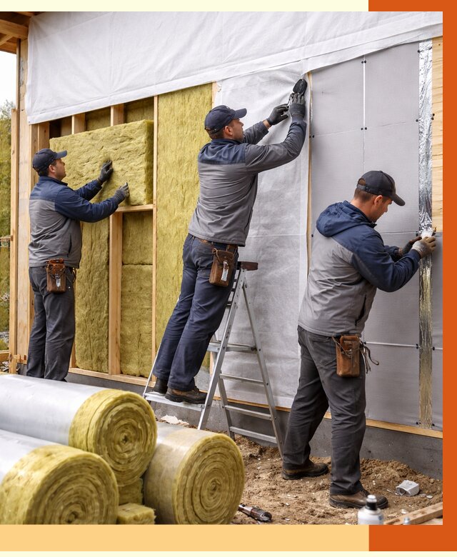 Утепление каркасного дома в Бердске от 4373 руб./м2 — профессионально | ТепломастерБрд