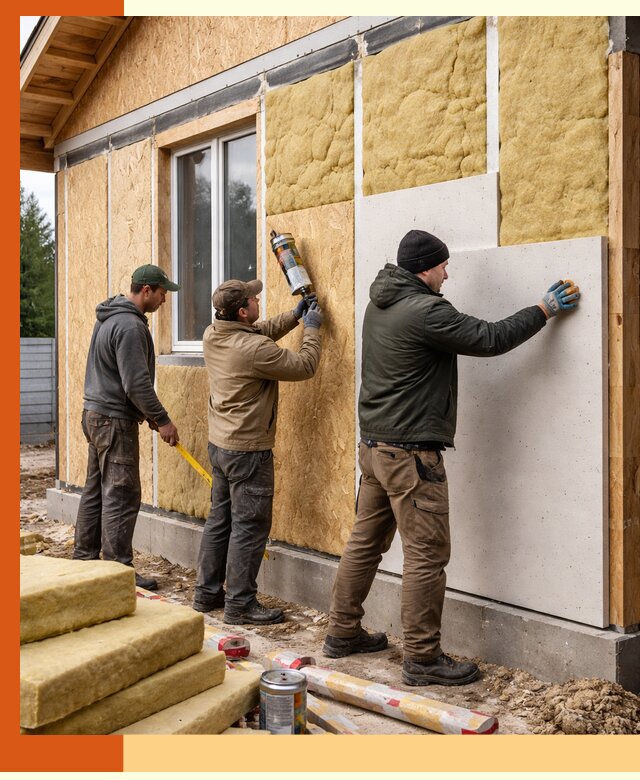 Профессиональное утепление дома из SIP-панелей в Бердске