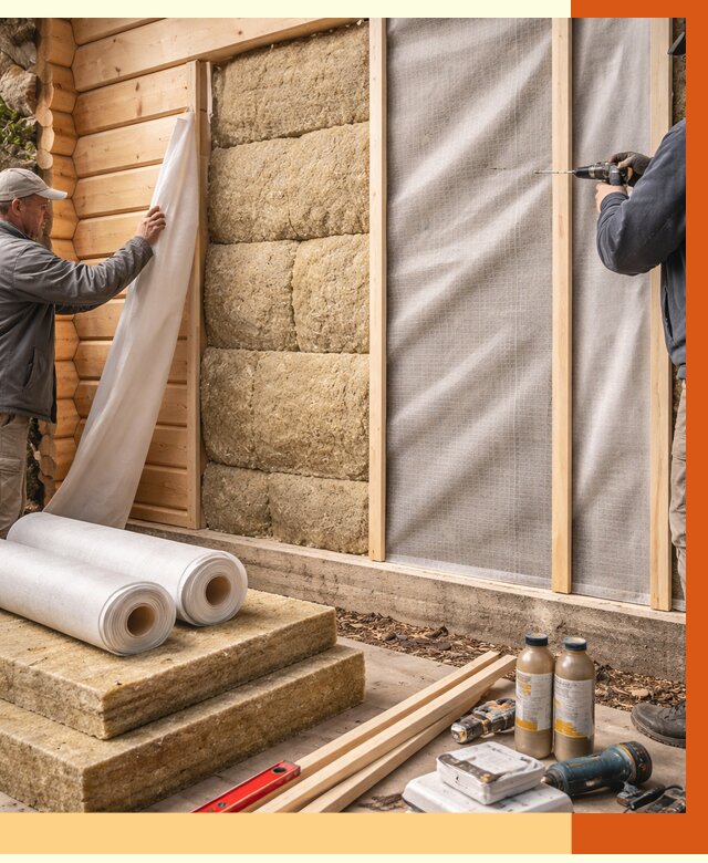 Утепление дома из минибруса в Бердске от 4685 руб/м2 — заказать профессионально | ТепломастерБрд