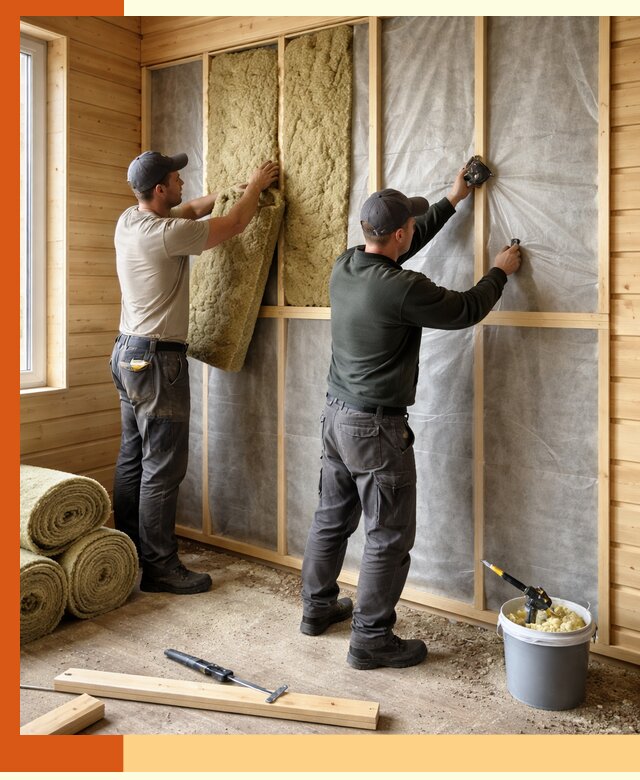 Утепление дома из минибруса в Бердске: комплексные теплоизоляционные работы