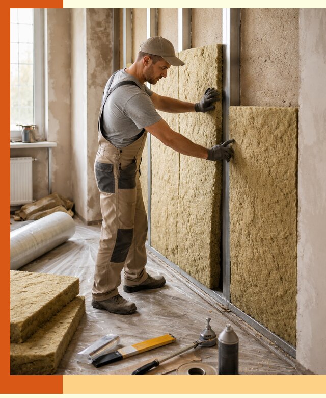 Утепление квартиры в Бердске — комплексная теплоизоляция стен и полов