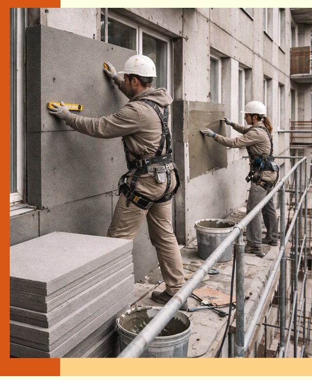 Утепление квартиры снаружи под ключ в Бердске