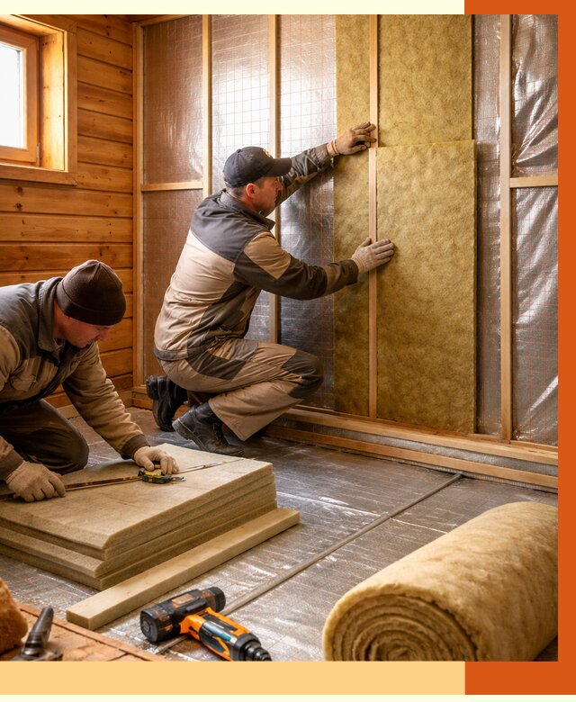 Утепление бани изнутри в Бердске под ключ от 4373 руб./м² | ТепломастерБрд