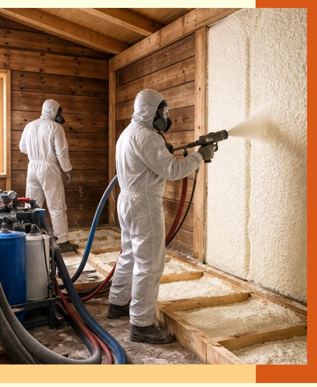 Утепление бани ппу в Бердске под ключ от 4373 руб./м2 | ТепломастерБрд - напыление и монтаж ппу