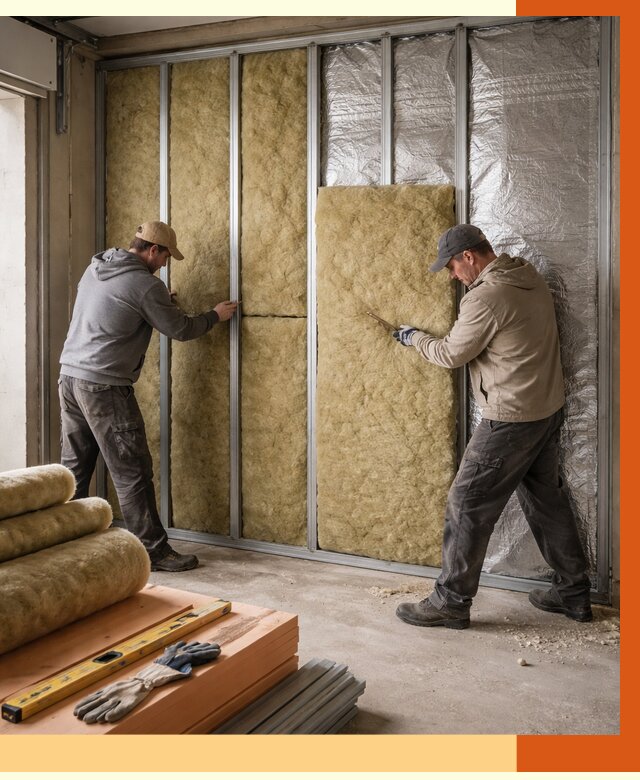 Утепление гаража изнутри в Бердске от 7809 руб/м2 — работы и цена | ТепломастерБрд