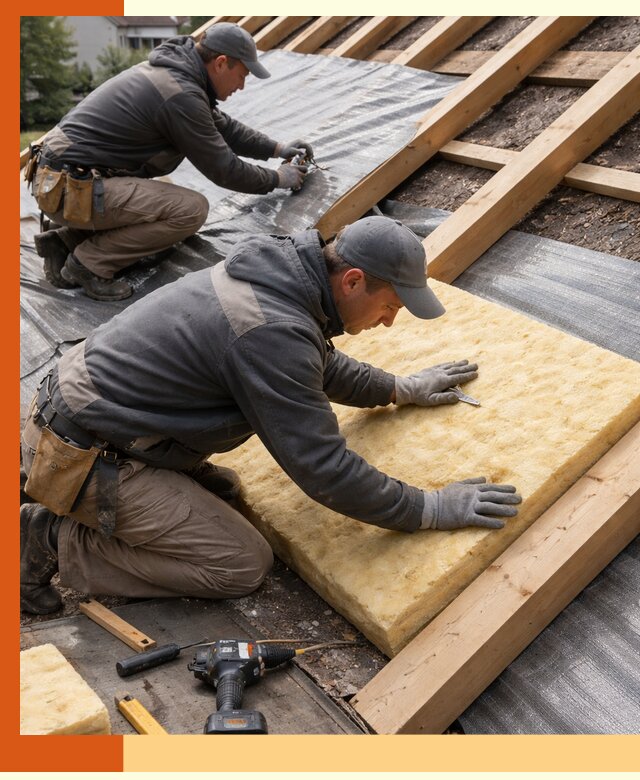 Профессиональное утепление крыши в Бердске качественно и надежно