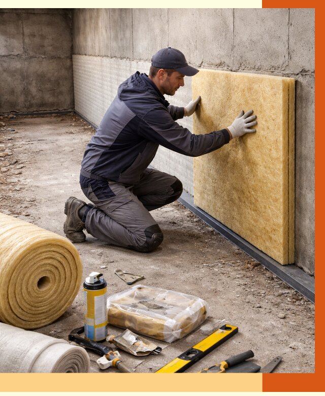 Утепление фундамента изнутри в Бердске от 4373 руб./м2 — работы под ключ | ТепломастерБрд