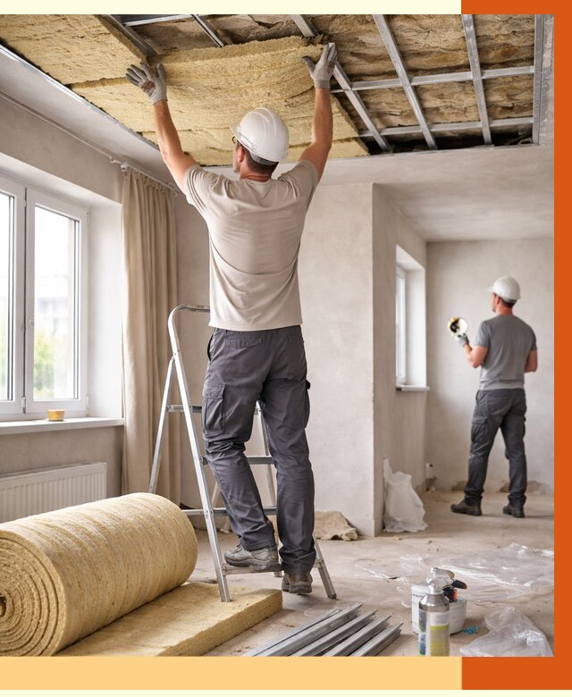 Утепление потолка в частном доме в Бердске от 989 руб./м² — работы под ключ | ТепломастерБрд