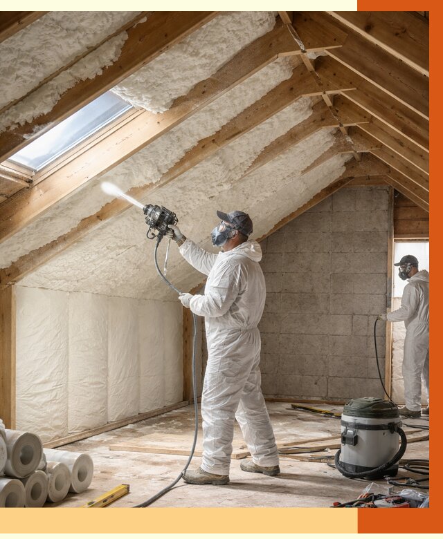 Утепление мансарды ППУ в Бердске от 2863 руб./м² — заказать под ключ | ТепломастерБрд