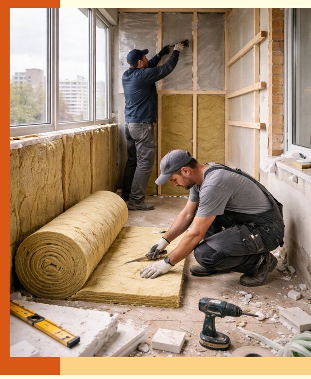 Утепление балкона под ключ в Бердске качественно и быстро