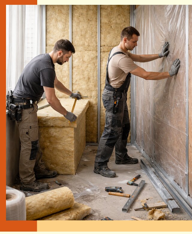 Профессиональное утепление лоджии в Бердске эффективно и надежно