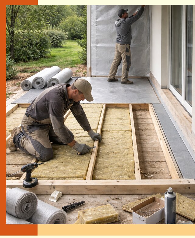 Утепление террасы в Бердске — тепло и защита круглогодично