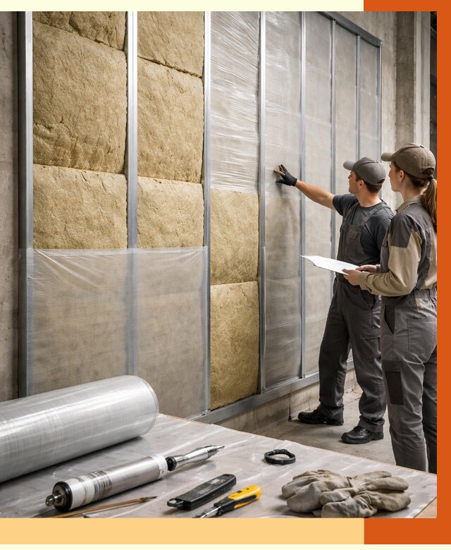 Утепление склада химсырья в Бердске от 4685 руб. под ключ | ТепломастерБрд