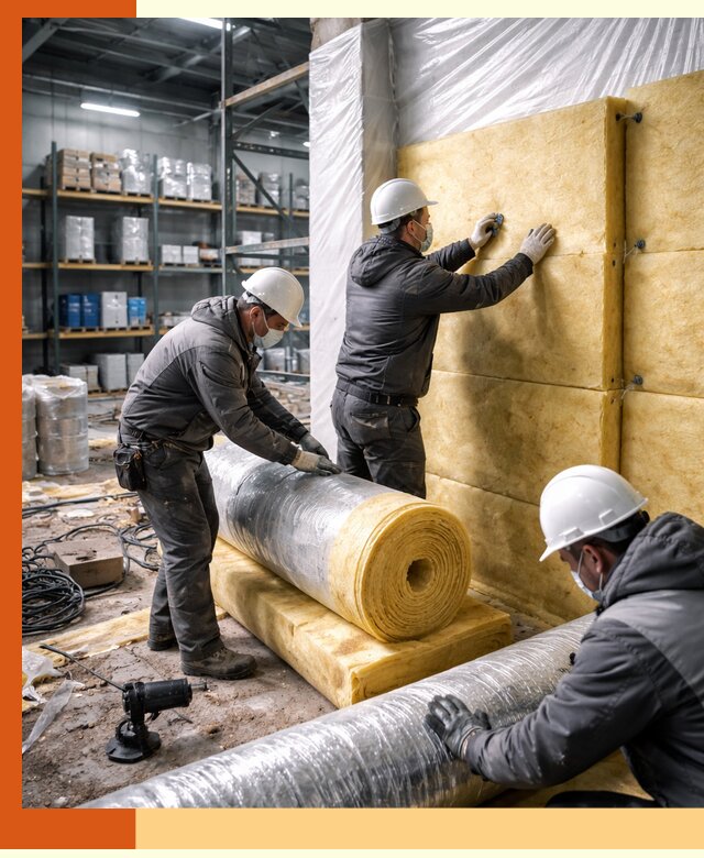 Утепление склада химсырья в Бердске: безопасная и эффективная изоляция