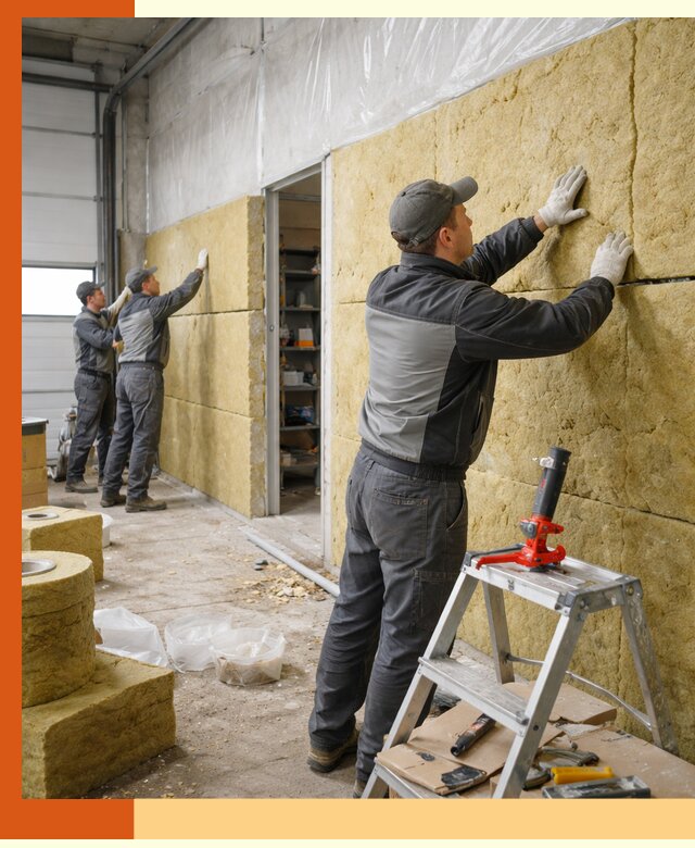 Утепление автосервиса и мастерских в Бердске качественно и надёжно