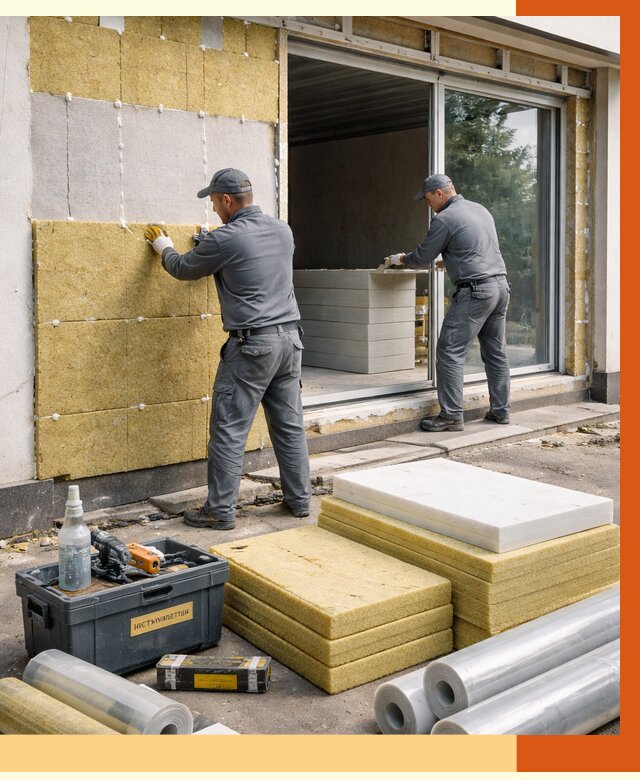 Утепление торгового павильона в Бердске от 15097 руб./м² под ключ | ТепломастерБрд