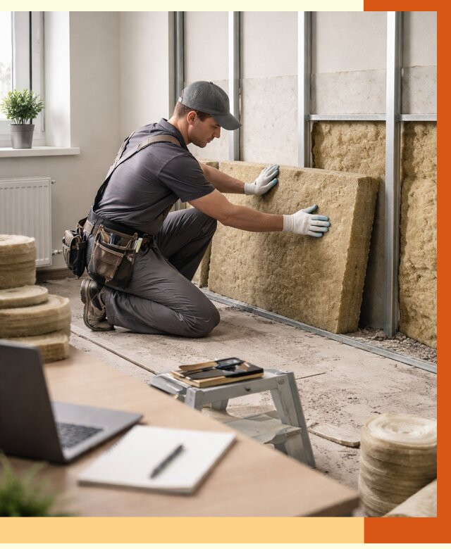 Утепление офиса в Бердске от 4685 руб/м2 — комплексное утепление офиса под ключ | ТепломастерБрд