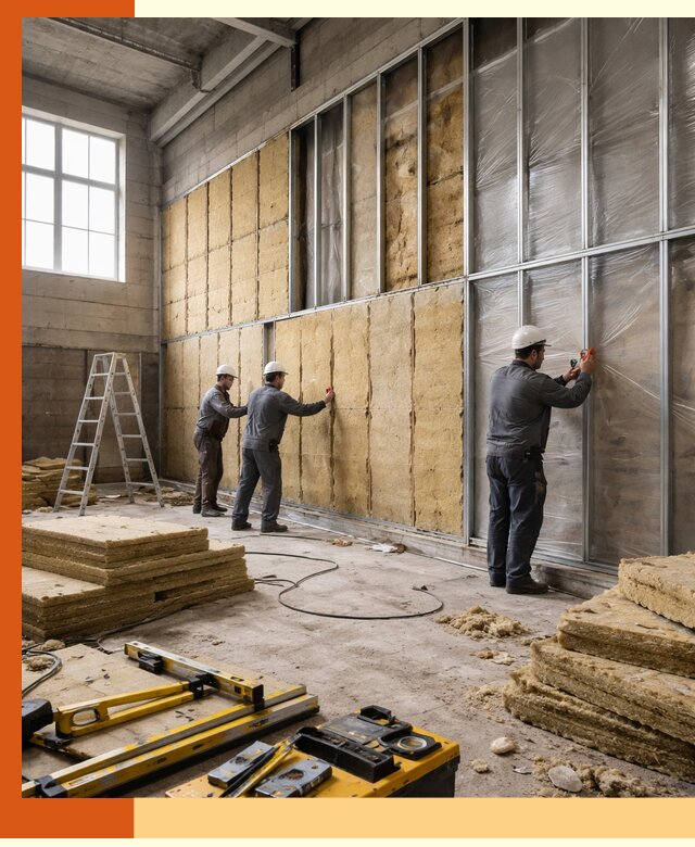 Утепление спортивного зала в Бердске качественно и недорого