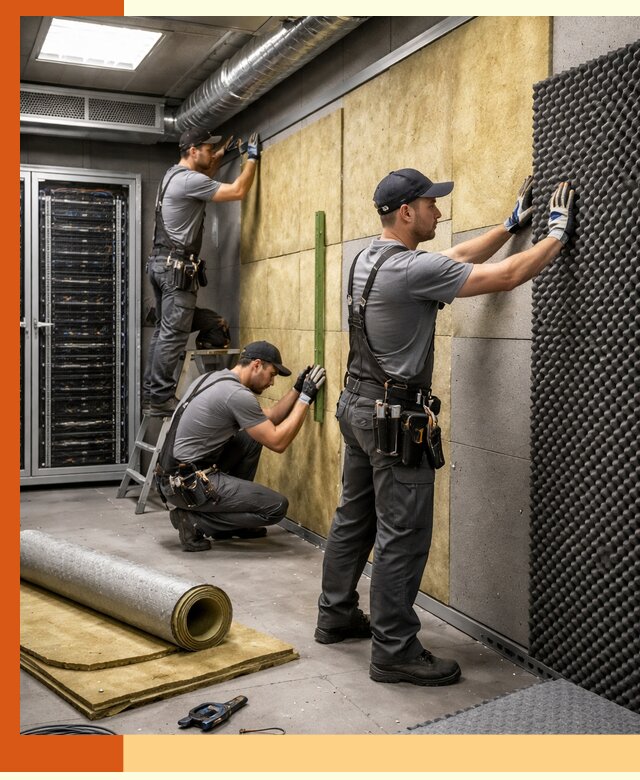 Утепление серверной комнаты профессионально в Бердске