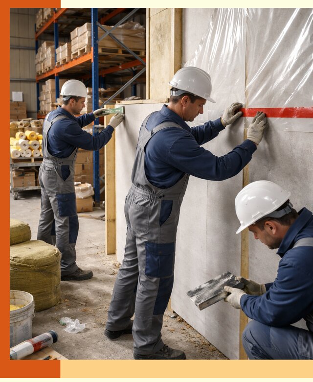 Утепление теплого склада под ключ в Бердске