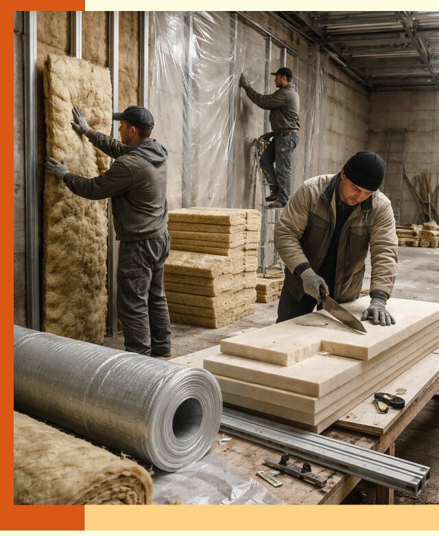 Утепление торгового склада в Бердске с энергоэффективными решениями