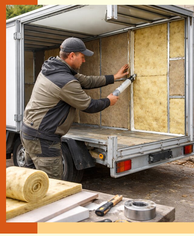 Профессиональное утепление прицепа в Бердске для любых условий