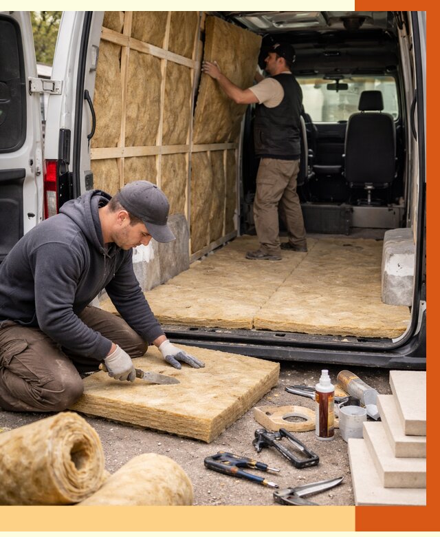 Утепление кемпера в Бердске под ключ от 12494 руб. — профессионально | ТепломастерБрд