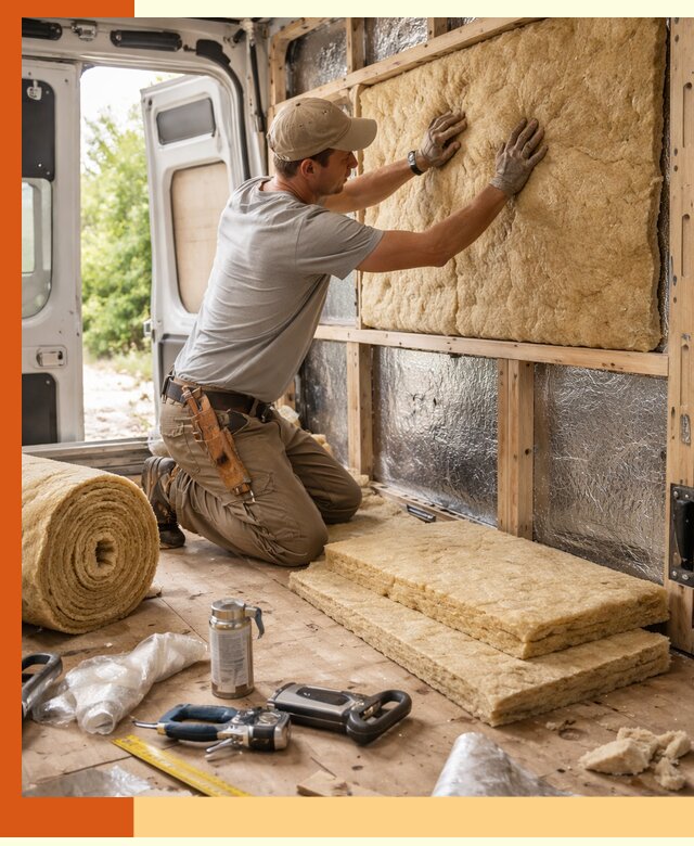 Утепление кемпера под ключ в Бердске с гарантией качества