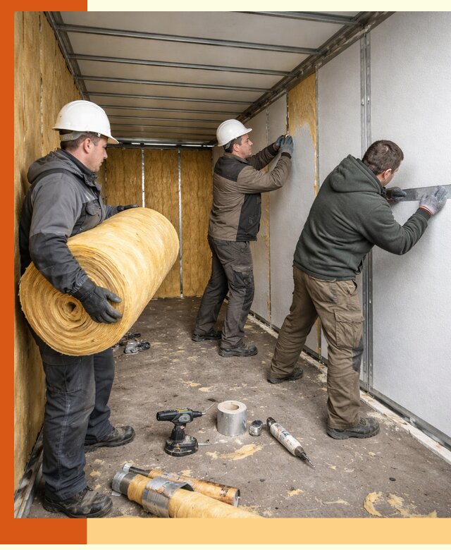 Утепление рефрижераторного контейнера в Бердске профессионально и надежно