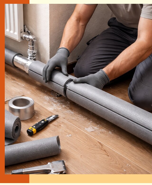 Утепление труб отопления в Бердске: теплоизоляция и защита сети