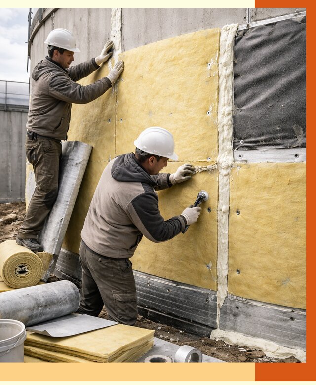 Утепление резервуара в Бердске от 28633 руб/м2 — монтаж ППУ и комплекс под ключ | ТепломастерБрд