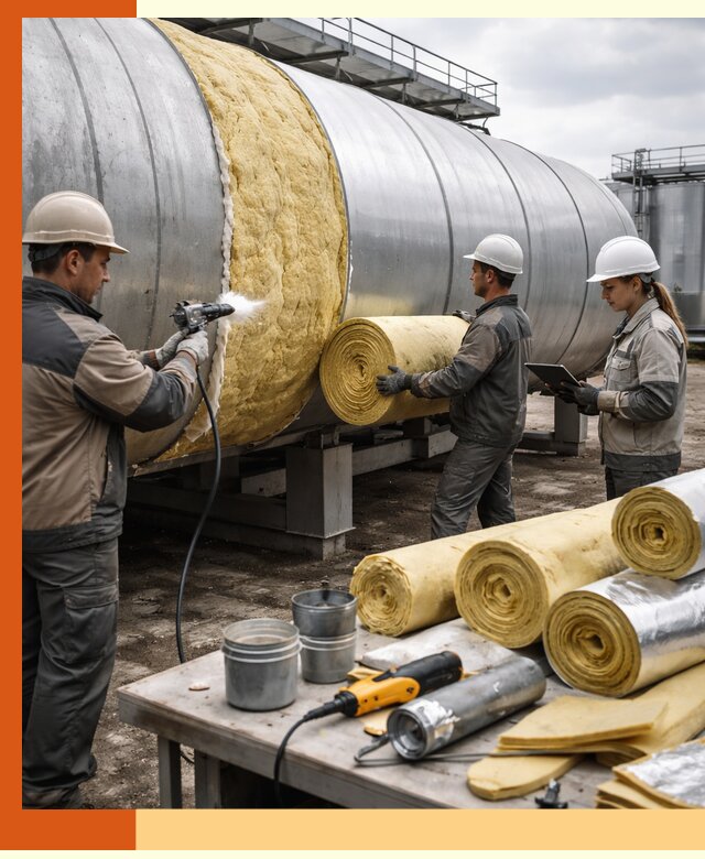 Утепление цистерны в Бердске — утеплители и монтаж под ключ
