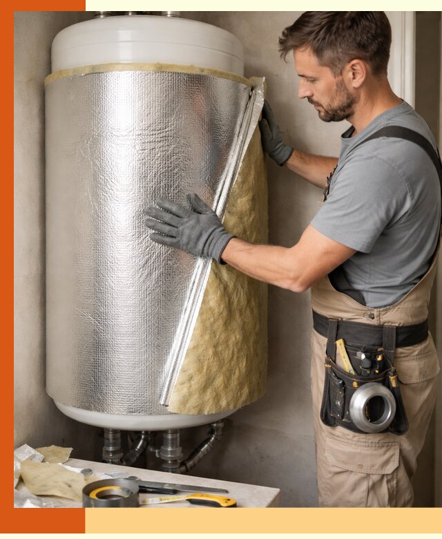 Утепление бойлера в Бердске для снижения теплопотерь и экономии энергии