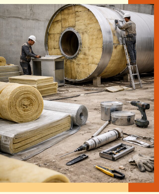 Утепление резервуара с топливом в Бердске от 28633 руб. под ключ | ТепломастерБрд