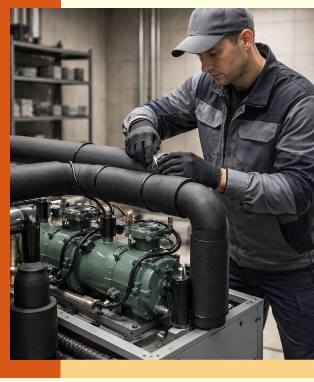 Утепление холодильного агрегата и теплоизоляция в Бердске