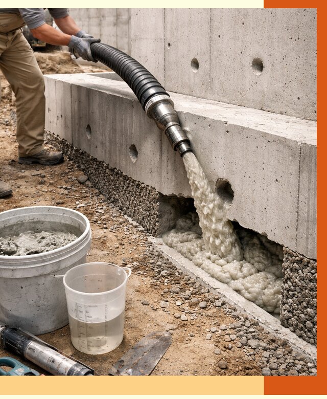 Заполнение полостей фундамента в Бердске от 7080 руб. под ключ | ТепломастерБрд