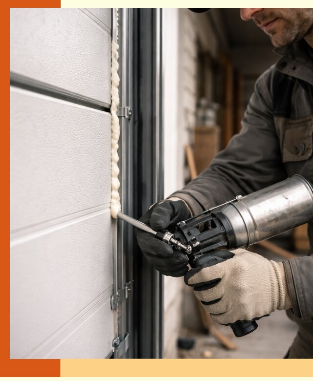 Заполнение пустот ворот в Бердске профессионально и герметично