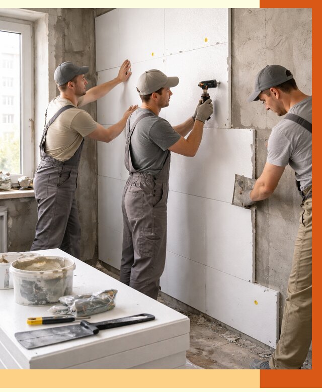 Утепление пенопластом домов и стен в Бердске от 1926 руб. — ТепломастерБрд