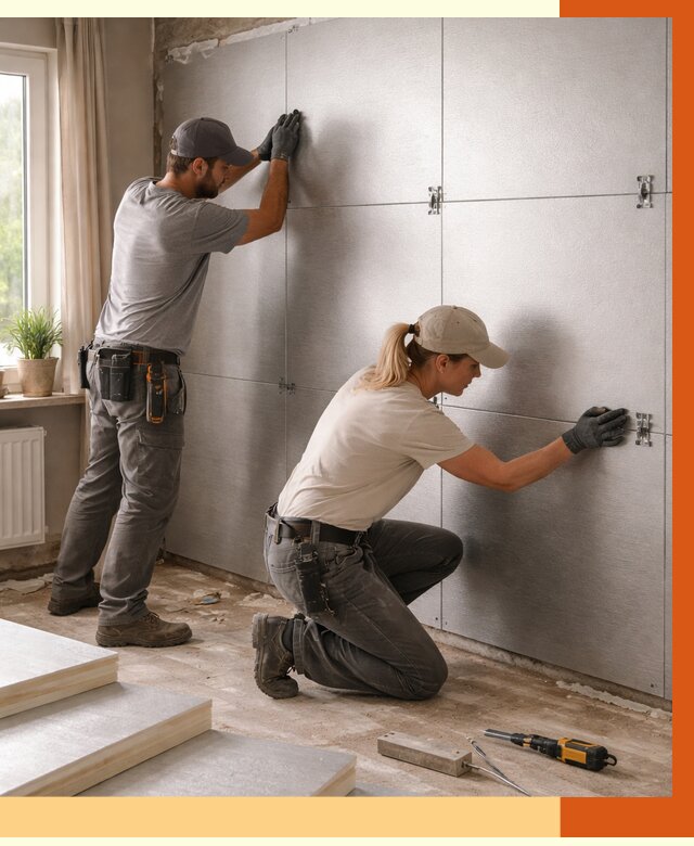 Утепление PIR панелями в Бердске от 4373 руб. под ключ | ТепломастерБрд