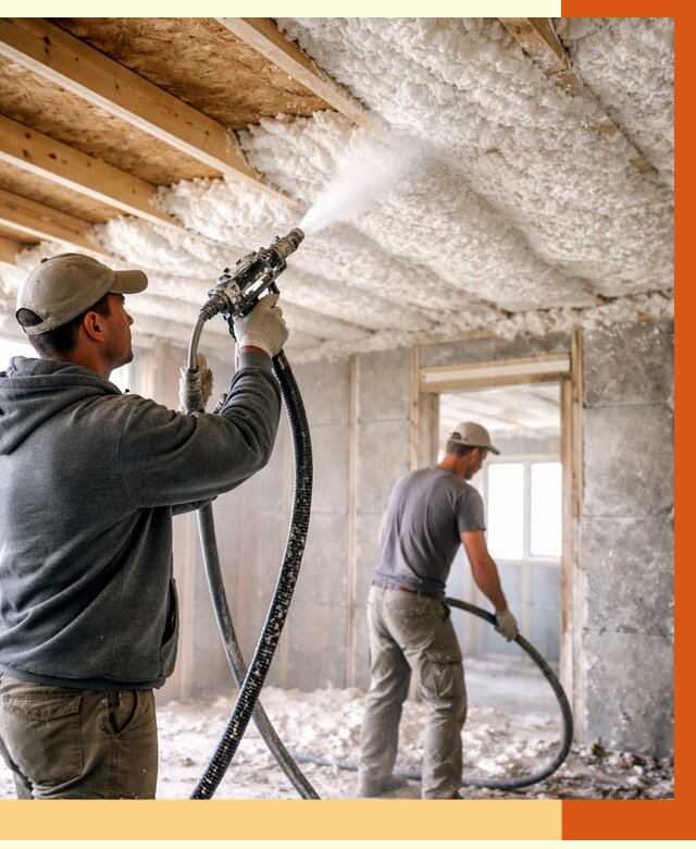 Утепление пеноизолом в Бердске от 1666 руб./м2 под ключ | ТепломастерБрд