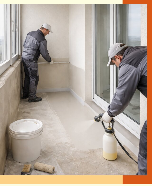 Утепление балкона жидкой теплоизоляцией в Бердске от 5987 руб./м2 | ТепломастерБрд