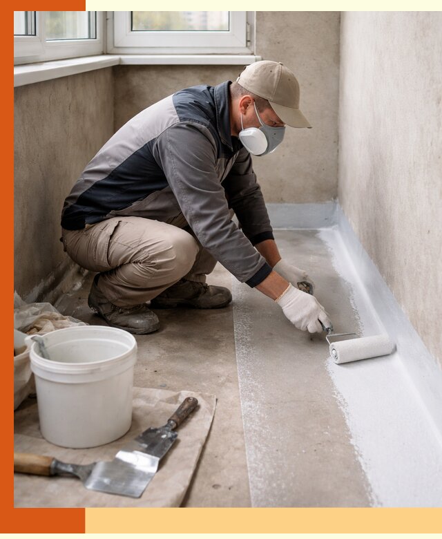 Утепление балкона жидкой теплоизоляцией в Бердске