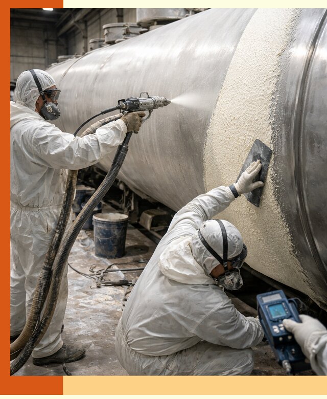 Утепление автоцистерн жидкой теплоизоляцией в Бердске