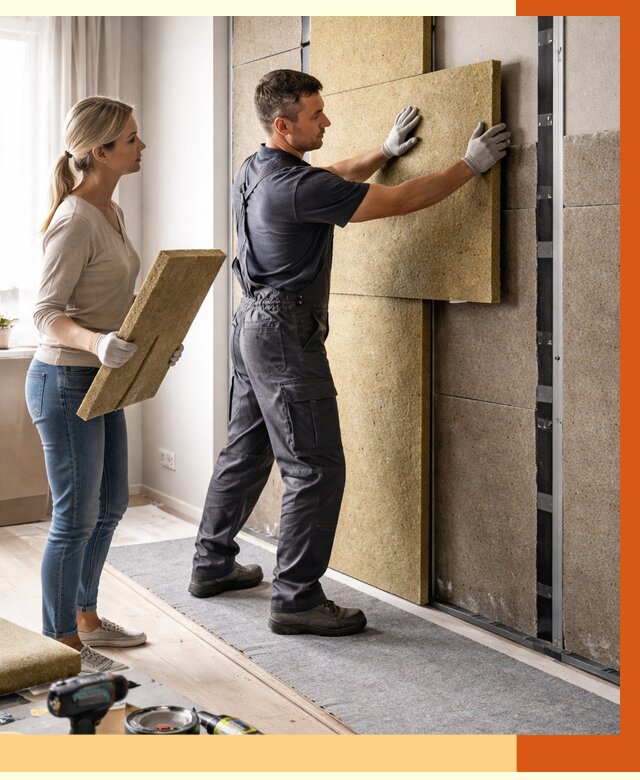 Профессиональная шумоизоляция квартиры в Бердске от 7809 руб. за м2 | ТепломастерБрд