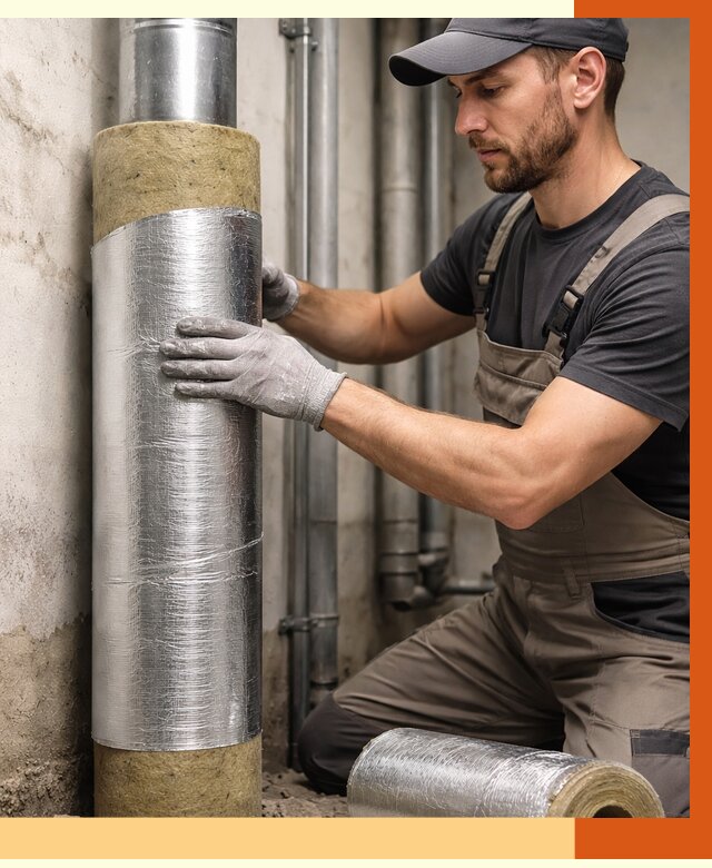 Шумоизоляция труб в Бердске от 1249 руб. — шумоподавление и звукоизоляция труб | ТепломастерБрд