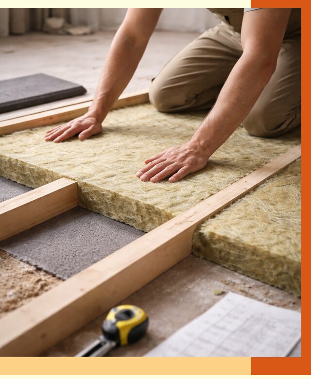 Шумоизоляция пола в Бердске от 1302 руб./м² — профессиональная звукоизоляция | ТепломастерБрд