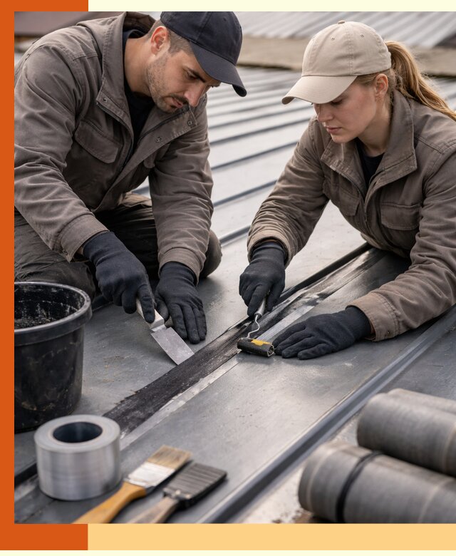 Гидроизоляция фальцевой кровли в Бердске качественно и надежно